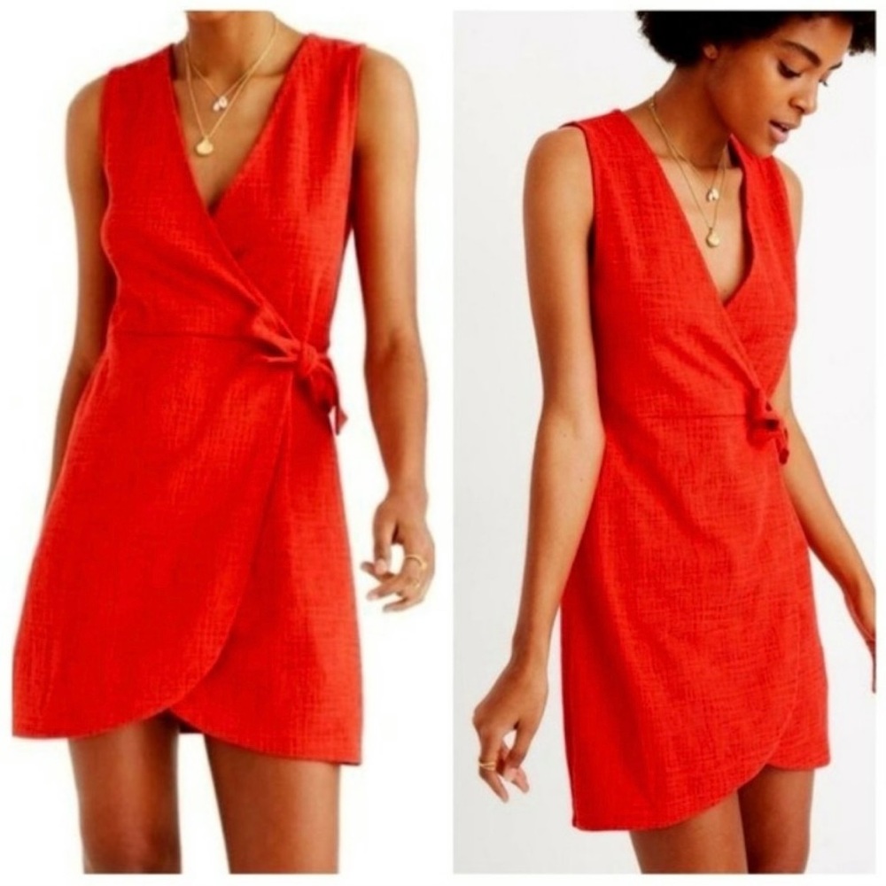 Madewell faux wrap dress